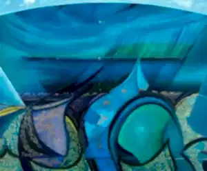 NECMETTİN ÖZLÜ tarafından 2023 yılında 50x60 cm ölçülerinde Tuval üzeri yağlı boya tekniği ile yapılmıştır.