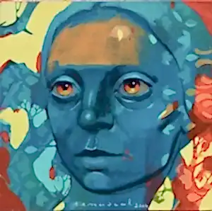 SEMA ÖCAL tarafından 2025 yılında 25x25 cm ölçülerinde Tuval üzeri yağlı boya tekniği ile yapılmıştır.