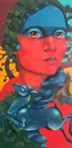 SEMA ÖCAL tarafından 2025 yılında 130x65 cm ölçülerinde Tuval üzeri yağlı boya tekniği ile yapılmıştır.