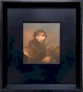 SERTAP YEĞİN tarafından 2025 yılında 17x15 cm ölçülerinde Duralit üzeri yağlı boya tekniği ile yapılmıştır.