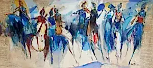 NURETTİN AKKAYA tarafından 2022 yılında 80x180 cm ölçülerinde Tuval üzeri yağlı boya tekniği ile yapılmıştır.