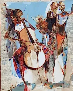 NURETTİN AKKAYA tarafından 2022 yılında 150x120 cm ölçülerinde Tuval üzeri yağlı boya tekniği ile yapılmıştır.