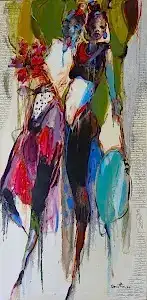 NURETTİN AKKAYA tarafından 2022 yılında 130x65 cm ölçülerinde Tuval üzeri yağlı boya tekniği ile yapılmıştır.