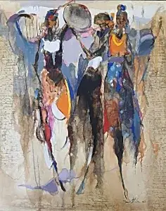 NURETTİN AKKAYA tarafından 2022 yılında 100x80 cm ölçülerinde Tuval üzeri yağlı boya tekniği ile yapılmıştır.