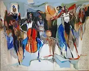 NURETTİN AKKAYA tarafından 2022 yılında 80x100 cm ölçülerinde Tuval üzeri yağlı boya tekniği ile yapılmıştır.