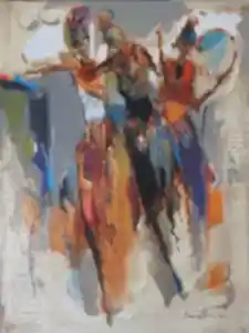 NURETTİN AKKAYA tarafından 2022 yılında 80x60 cm ölçülerinde Tuval üzeri yağlı boya tekniği ile yapılmıştır.