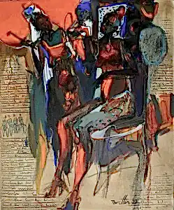 NURETTİN AKKAYA tarafından 2020 yılında 60x50 cm ölçülerinde Tuval üzeri yağlı boya tekniği ile yapılmıştır.