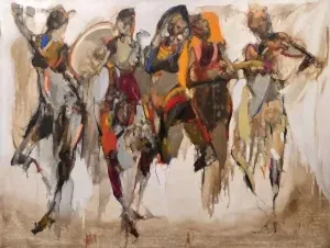 NURETTİN AKKAYA tarafından 2020 yılında 140x180 cm ölçülerinde Tuval üzeri yağlı boya tekniği ile yapılmıştır.