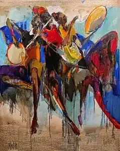 NURETTİN AKKAYA tarafından 2020 yılında 150x125 cm ölçülerinde Tuval üzeri yağlı boya tekniği ile yapılmıştır.