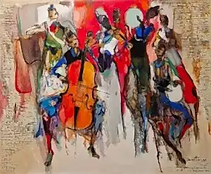 NURETTİN AKKAYA tarafından 2020 yılında 80x100 cm ölçülerinde Tuval üzeri yağlı boya tekniği ile yapılmıştır.