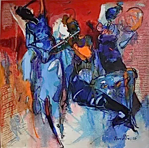 NURETTİN AKKAYA tarafından 2020 yılında 60x60 cm ölçülerinde Tuval üzeri yağlı boya tekniği ile yapılmıştır.