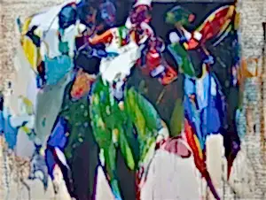 NURETTİN AKKAYA tarafından 2018 yılında 90x120 cm ölçülerinde Tuval üzeri yağlı boya tekniği ile yapılmıştır.