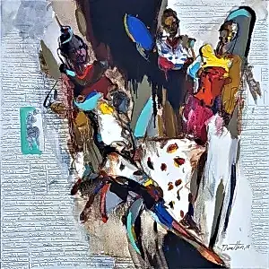 NURETTİN AKKAYA tarafından 2018 yılında 70x70 cm ölçülerinde Tuval üzeri yağlı boya tekniği ile yapılmıştır.