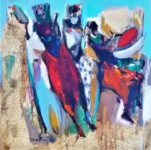 NURETTİN AKKAYA tarafından 2018 yılında 46x46 cm ölçülerinde Tuval üzeri yağlı boya tekniği ile yapılmıştır.