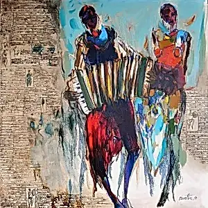 NURETTİN AKKAYA tarafından 2017 yılında 90x90 cm ölçülerinde Tuval üzeri yağlı boya tekniği ile yapılmıştır.