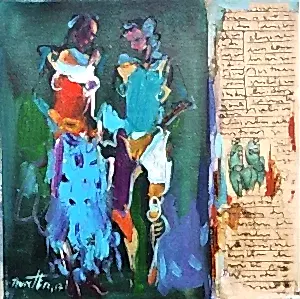 NURETTİN AKKAYA tarafından 2017 yılında 25x25 cm ölçülerinde Tuval üzeri yağlı boya tekniği ile yapılmıştır.