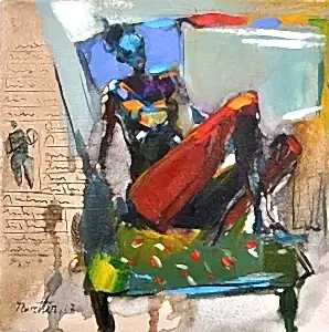 NURETTİN AKKAYA tarafından 2017 yılında 25x25 cm ölçülerinde Tuval üzeri yağlı boya tekniği ile yapılmıştır.