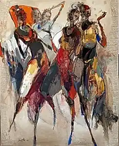 NURETTİN AKKAYA tarafından 2025 yılında 150x120 cm ölçülerinde Tuval üzeri yağlı boya tekniği ile yapılmıştır.