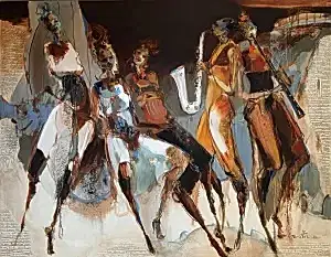 NURETTİN AKKAYA tarafından 2025 yılında 140x180 cm ölçülerinde Tuval üzeri yağlı boya tekniği ile yapılmıştır.