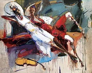 NURETTİN AKKAYA tarafından 2025 yılında 120x150 cm ölçülerinde Tuval üzeri yağlı boya tekniği ile yapılmıştır.