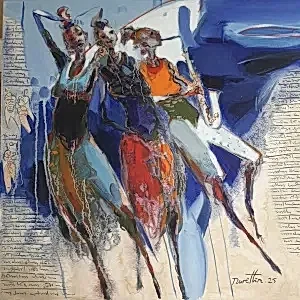 NURETTİN AKKAYA tarafından 2025 yılında 60x60 cm ölçülerinde Tuval üzeri yağlı boya tekniği ile yapılmıştır.