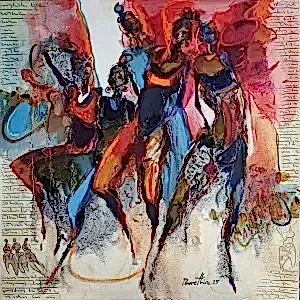 NURETTİN AKKAYA tarafından 2025 yılında 60x60 cm ölçülerinde Tuval üzeri yağlı boya tekniği ile yapılmıştır.