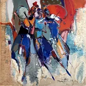 NURETTİN AKKAYA tarafından 2025 yılında 40x40 cm ölçülerinde Tuval üzeri yağlı boya tekniği ile yapılmıştır.