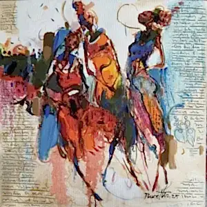 NURETTİN AKKAYA tarafından 2025 yılında 40x40 cm ölçülerinde Tuval üzeri yağlı boya tekniği ile yapılmıştır.