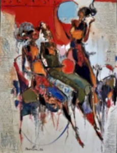 NURETTİN AKKAYA tarafından 2024 yılında 80x60 cm ölçülerinde Tuval üzeri yağlı boya tekniği ile yapılmıştır.