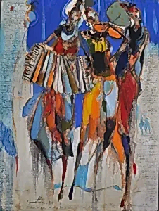 NURETTİN AKKAYA tarafından 2024 yılında 80x60 cm ölçülerinde Tuval üzeri yağlı boya tekniği ile yapılmıştır.