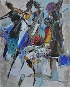 NURETTİN AKKAYA tarafından 2023 yılında 150x120 cm ölçülerinde Tuval üzeri yağlı boya tekniği ile yapılmıştır.