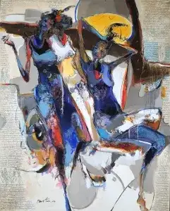 NURETTİN AKKAYA tarafından 2024 yılında 150x120 cm ölçülerinde Tuval üzeri yağlı boya tekniği ile yapılmıştır.