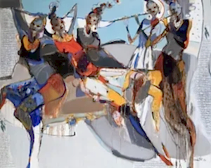 NURETTİN AKKAYA tarafından 2024 yılında 120x150 cm ölçülerinde Tuval üzeri yağlı boya tekniği ile yapılmıştır.