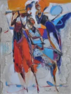 NURETTİN AKKAYA tarafından 2024 yılında 80x60 cm ölçülerinde Tuval üzeri yağlı boya tekniği ile yapılmıştır.