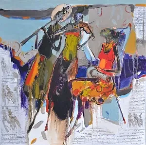 NURETTİN AKKAYA tarafından 2024 yılında 60x60 cm ölçülerinde Tuval üzeri yağlı boya tekniği ile yapılmıştır.