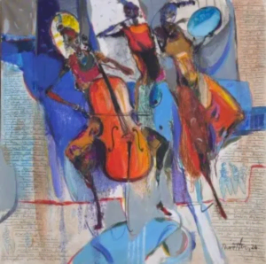 NURETTİN AKKAYA tarafından 2024 yılında 60x60 cm ölçülerinde Tuval üzeri yağlı boya tekniği ile yapılmıştır.