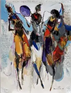 NURETTİN AKKAYA tarafından 2023 yılında 80x60 cm ölçülerinde Tuval üzeri yağlı boya tekniği ile yapılmıştır.