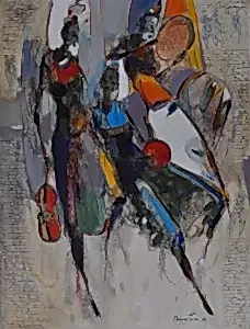 NURETTİN AKKAYA tarafından 2023 yılında 80x60 cm ölçülerinde Tuval üzeri yağlı boya tekniği ile yapılmıştır.