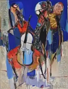 NURETTİN AKKAYA tarafından 2023 yılında 80x60 cm ölçülerinde Tuval üzeri yağlı boya tekniği ile yapılmıştır.