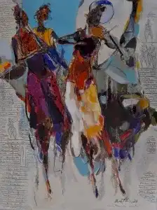 NURETTİN AKKAYA tarafından 2023 yılında 80x60 cm ölçülerinde Tuval üzeri yağlı boya tekniği ile yapılmıştır.