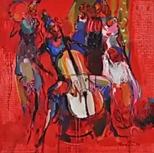 NURETTİN AKKAYA tarafından 2023 yılında 60x60 cm ölçülerinde Tuval üzeri yağlı boya tekniği ile yapılmıştır.