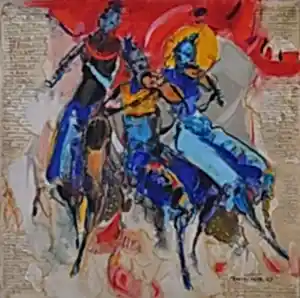 NURETTİN AKKAYA tarafından 2023 yılında 60x60 cm ölçülerinde Tuval üzeri yağlı boya tekniği ile yapılmıştır.