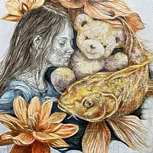 ILGIN ERDEM tarafından 2024 yılında 40x40 cm ölçülerinde Tuval üzeri akrilik boya tekniği ile yapılmıştır.