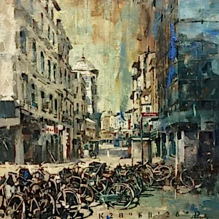 OSMAN AKÇA  tarafından 76x76 cm ölçülerinde Tuval üzeri yağlı boya tekniği ile yapılmıştır.