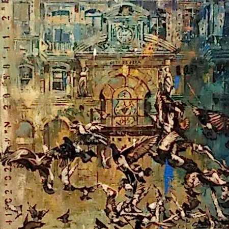 OSMAN AKÇA  tarafından 76x76 cm ölçülerinde Tuval üzeri yağlı boya tekniği ile yapılmıştır.