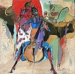 NURETTİN AKKAYA tarafından 2021 yılında 40x40 cm ölçülerinde Tuval üzeri yağlı boya tekniği ile yapılmıştır.