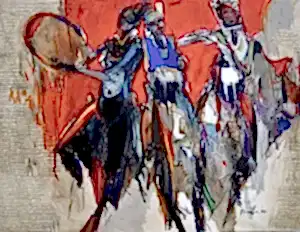 NURETTİN AKKAYA tarafından 2020 yılında 90x120 cm ölçülerinde Tuval üzeri yağlı boya tekniği ile yapılmıştır.