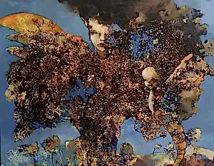 EROL PELİOĞLU tarafından 2021 yılında 120x150 cm ölçülerinde Tuval üzeri yağlı boya tekniği ile yapılmıştır.