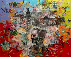 ENGİN KORKMAZ tarafından 2019 yılında 120x150 cm ölçülerinde Tuval üzeri akrilik boya tekniği ile yapılmıştır.