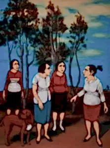 ORHAN UMUT tarafından 80x60 cm ölçülerinde Tuval üzeri akrilik boya tekniği ile yapılmıştır.